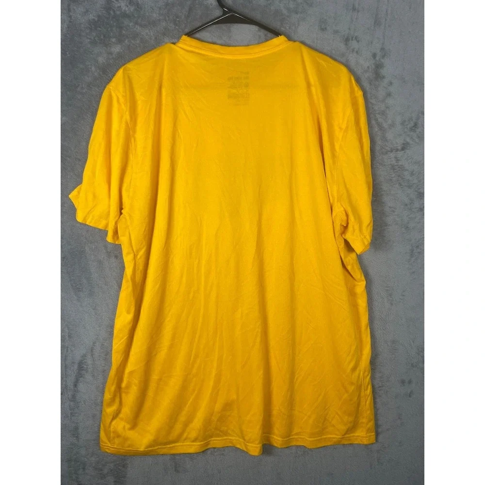 Nike LSU Tigers Dri-FIT Shirt Mens XXL Yellow Purple Tiger Eyes